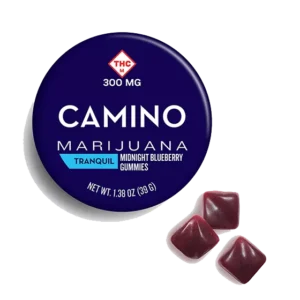 Camino Midnight Blueberry High Dose Gummies