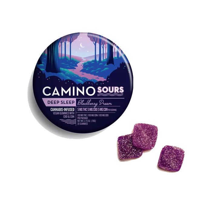 Camino Sours Blackberry Dream Deep Sleep Gummies