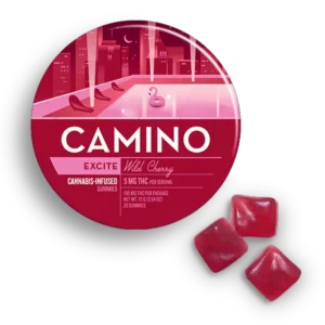 Camino Wild Cherry Excite Gummies