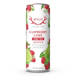 Raspberry Lime THC Sparkling Water | Active