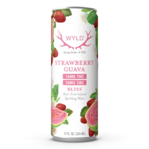 Strawberry Guava THC:CBC Sparkling Water | Bliss