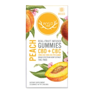 Peach CBD:CBC Gummies | CBD-Only